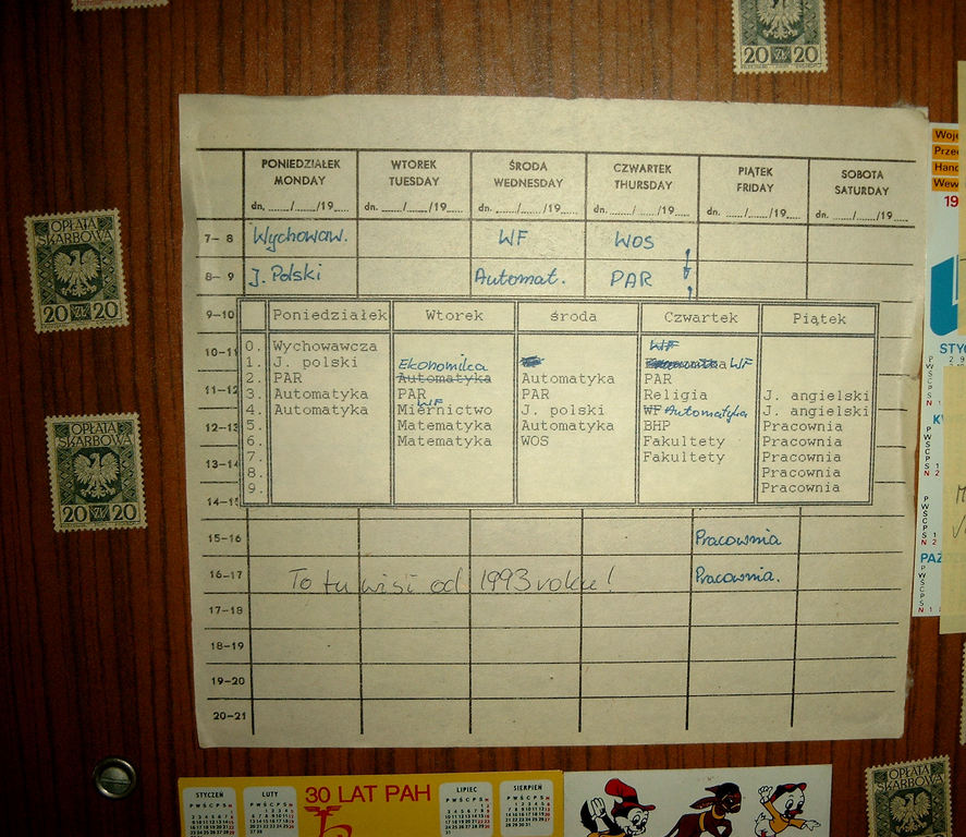 Plan lekcji